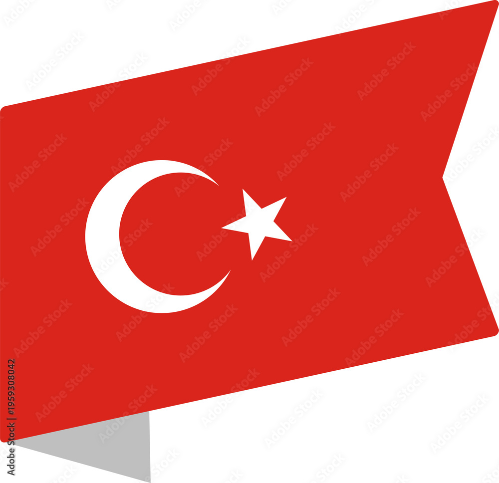 Obraz premium turkey flag 
