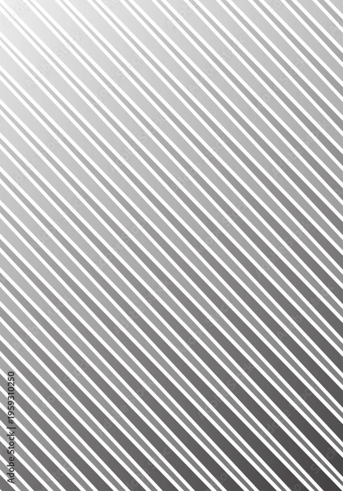 Obraz premium Abstract gray corrugated metal texture background with striped industrial metallic surface design.