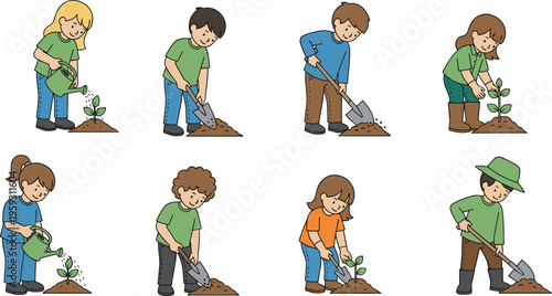 Black Stick Figure Silhouettes Collection Showing High Intensity Interval Training Exercises Including Mountain Climbers High Knees and Core Strengthening Poses for Fitness Training