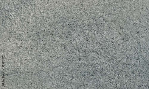 柔らかいグレーのフェイクファー背景テクスチャ。高級感のある毛足の長い質感
