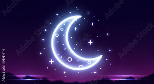 vector illustration of an abstract background with stars