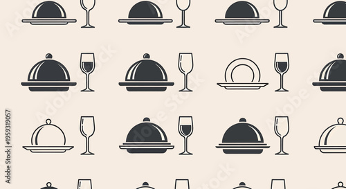 Food and Drink Icons Set.