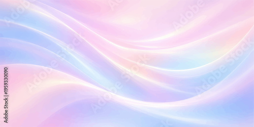 Smooth abstract background featuring pink and purple wave patterns with flowing light curves and digital motion energy for a modern wallpaper illustration