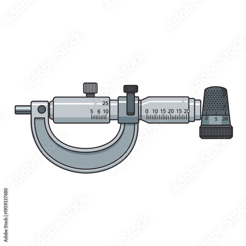 Micrometer Measuring Instrument Precision Tool.
