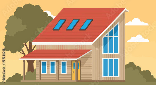 Modern House Illustration