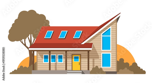 Modern House Illustration
