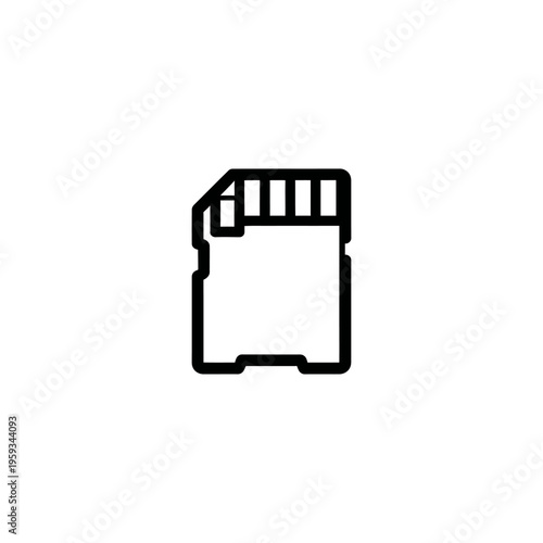 Close-up of a MicroSD Card for Smartphone and Digital Storage Devices