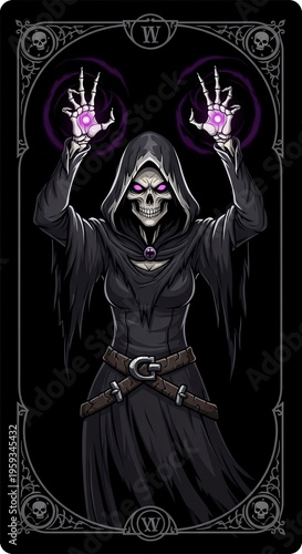 Edgy Skeleton and Grim Reaper Illustrations with Sarcastic Quotes, Dark Urban Streetwear Graphic Design