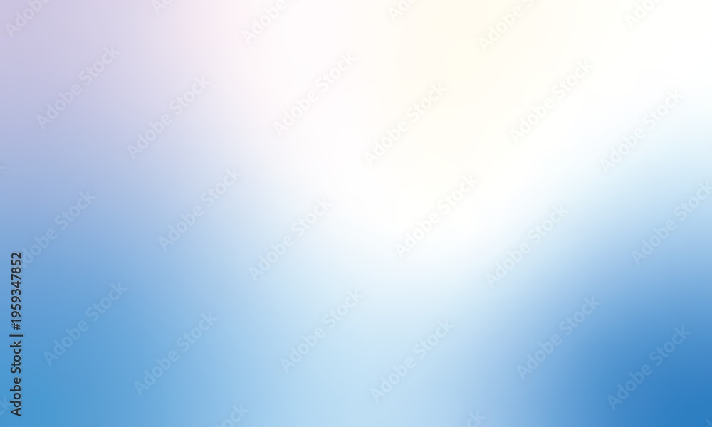Obraz premium Cool blue white smooth gradient background