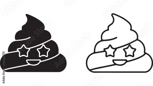 Smiling poop emoji with sunglasses