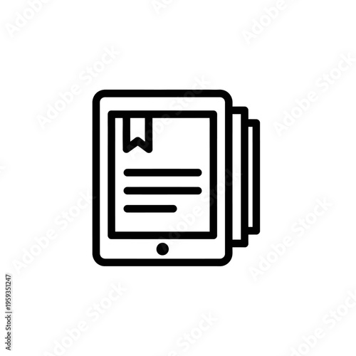 Digital Reading Device with E-Book Interface for Modern Reading Experience