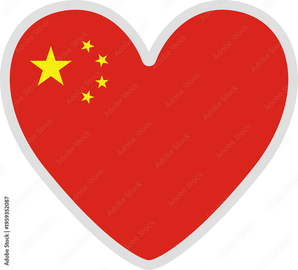 Fototapeta premium china flag