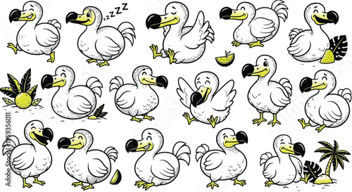 Dodo Bird Cartoon Collection