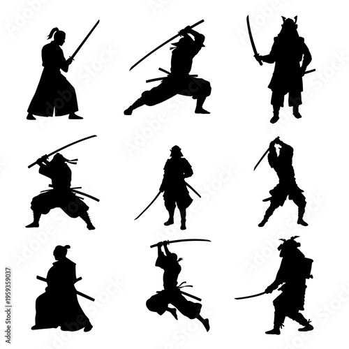 vector silhouettes of people
