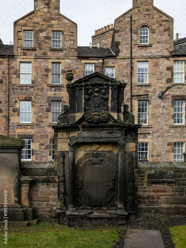 Greyfriars Kirkyard in Edinburgh, Scotland