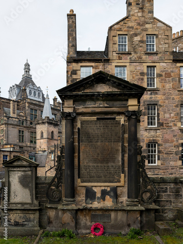 Greyfriars Kirkyard in Edinburgh, Scotland