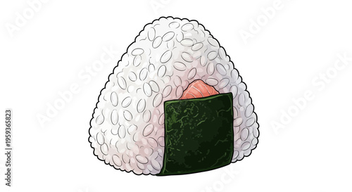Onigiri with Salmon Filling