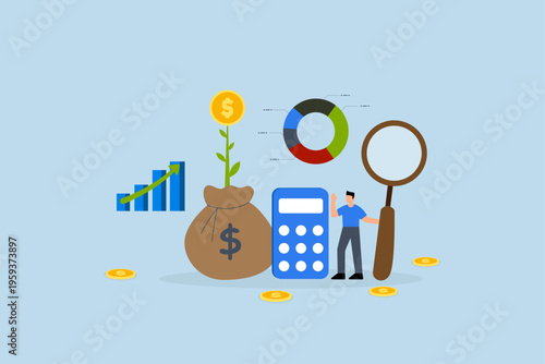 Financial management, Entrepreneur evaluates financial assets alongside profit expansion