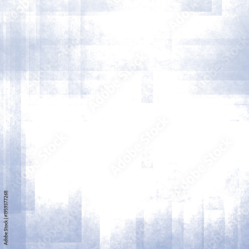 Abstract blue grunge glitch art transparent background