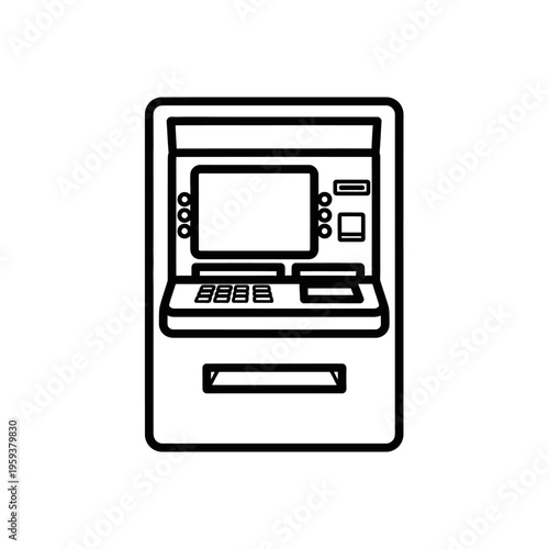 Modern Automated Teller Machine (ATM) for Banking and Cash Transactions