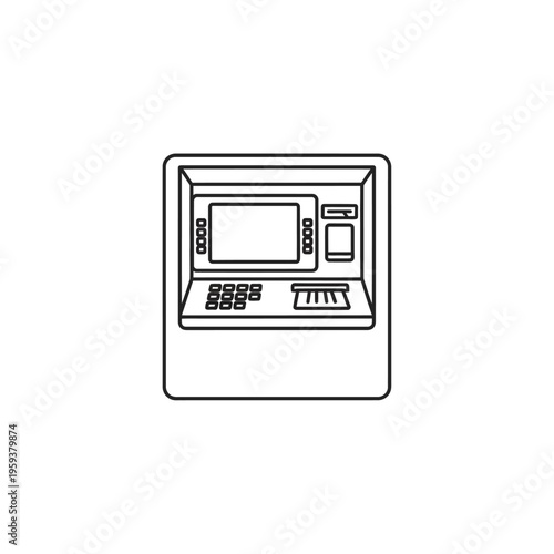 Modern Automated Teller Machine (ATM) for Banking and Financial Transactions