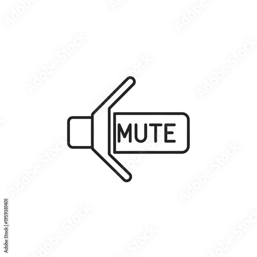 Modern Noise-Canceling Headphones with Mute Button for Listening Privacy