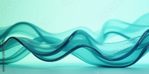 An abstract blue wave background design features flowing digital lines and a curved motion pattern that creates a modern technology backdrop with a vector water flow concept