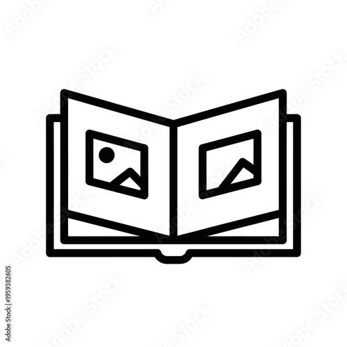 Open Photo Album with Photographs and Visual Memories for Visual Representation