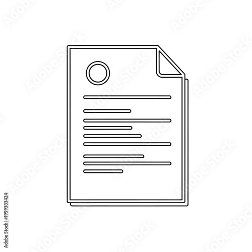 Professional Document with Certificate and Text Layout for Business or Academic Use