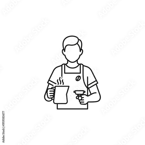 Professional Illustration of a Nurse Holding Medical Clipboard and Syringe