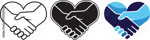 heart with wings and ribbon