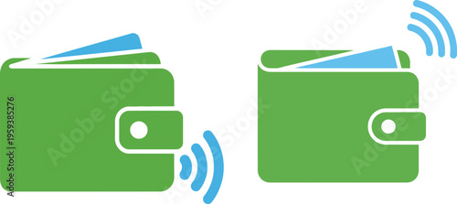 Contactless payment illustration showing mobile wallet technology and secure transactions