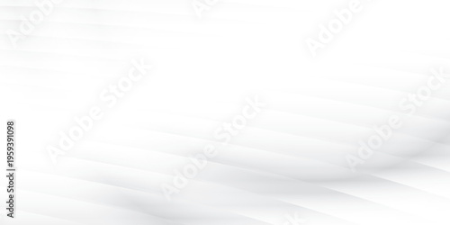 Abstract white and gray color, modern design stripes background with geometric curve lines, wavy pattern. Vector illustration.