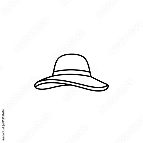 Stylish Wide-Brimmed Sun Hat Perfect for Summer Outdoor Activities