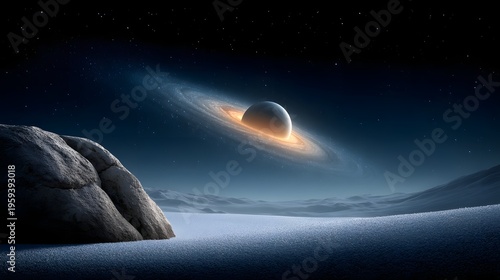 planet in space