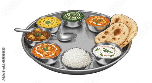 Indian Thali Meal