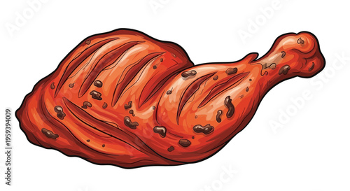 Roasted Chicken Leg and Thigh