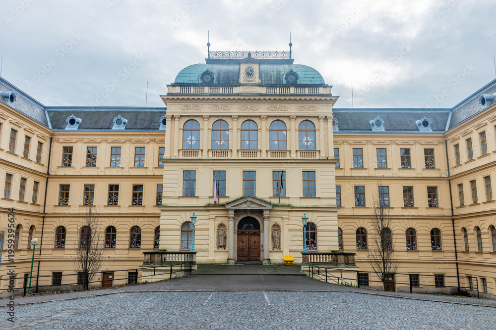 Obraz premium Elementary school Na ostrove in Jaromer, Czechia