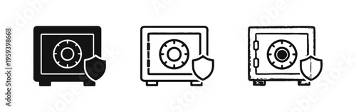 Financial Security and Asset Protection Icon Set