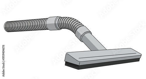 Vacuum Cleaner Attachment with Flexible Hose.