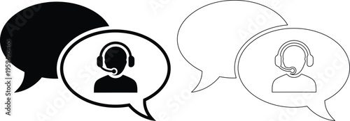 Communication and dialogue illustration