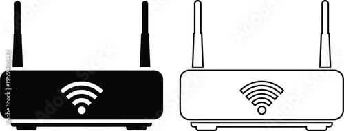 Wifi router dual band wireless internet signal