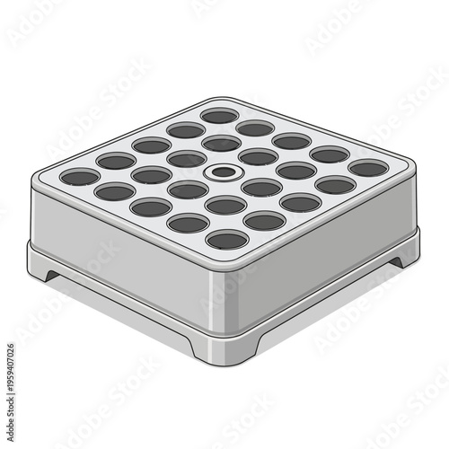 Konstfotografi Laboratory Equipment Plastic Tray with Wells.