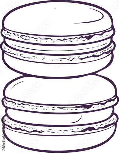 Stack of round plates on white background
