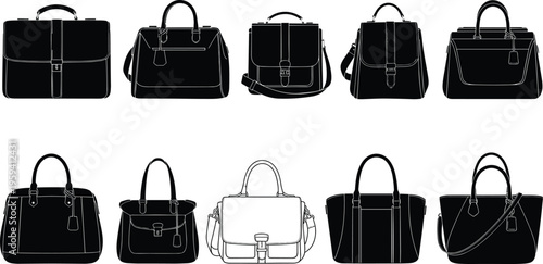 Black and white turkey bird illustration with fan tail feathers isolated on white for Thanksgiving dinner autumn holiday farm vector