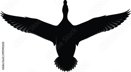 Black and white vector illustration of two tactical law enforcement officers in uniform aiming handguns during a professional training exercise.