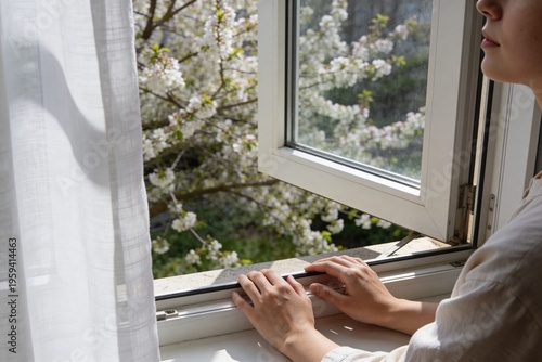 Ruhiger Atemmoment im Frühlingslicht