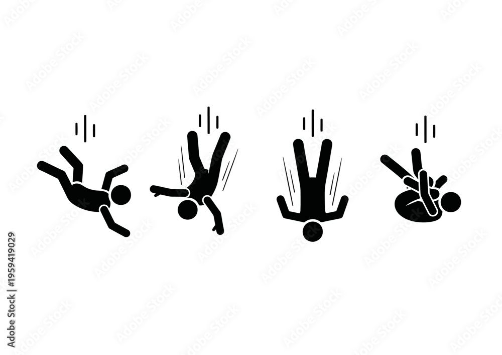 Fototapeta premium Simple colorful handprint vector icon showing human palm and fingers symbolizing help, teamwork, and community support