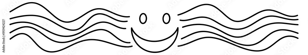 Obraz premium A black and white image of multiple wavy lines on a plain background