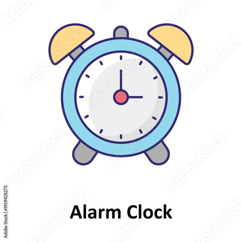 Alarm Clock Vector icon which can easily modify or edit